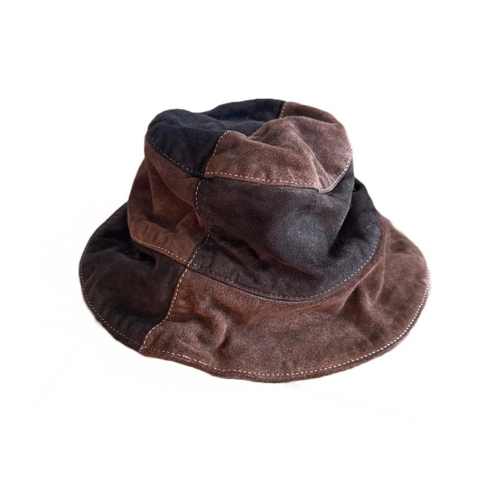 COCOBUNNY Collections brown suede bucket hat